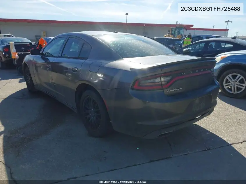 2C3CDXBG1FH725488 2015 Dodge Charger Se