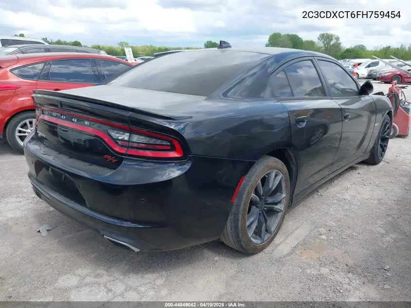2C3CDXCT6FH759454 2015 Dodge Charger Road/Track