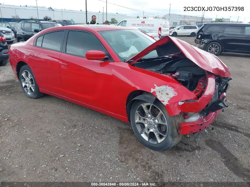 2C3CDXJG7GH357398 2016 Dodge Charger Sxt