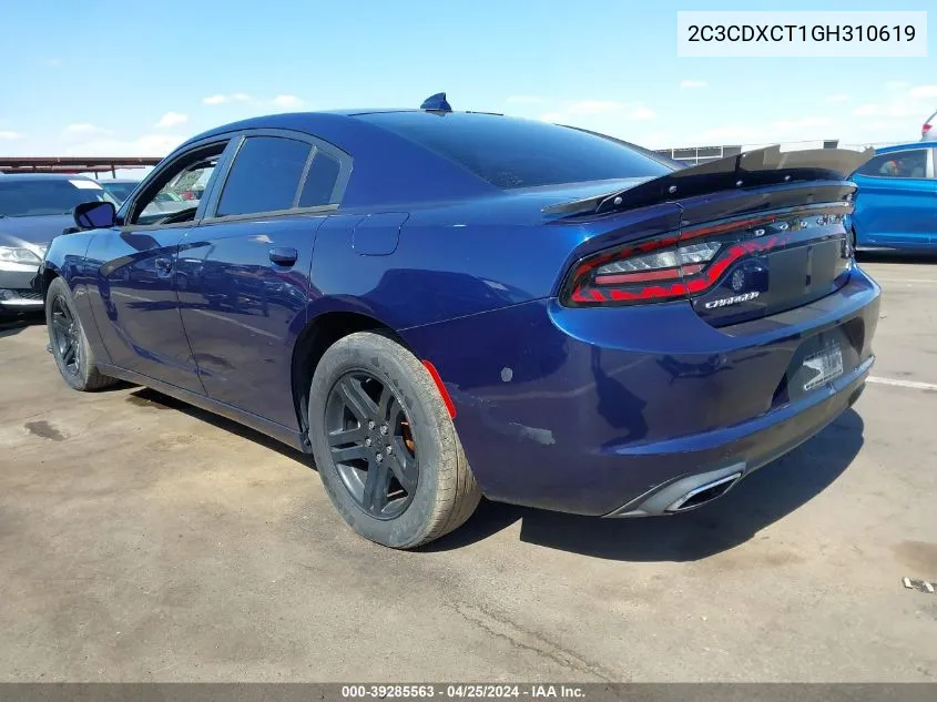 2C3CDXCT1GH310619 2016 Dodge Charger R/T