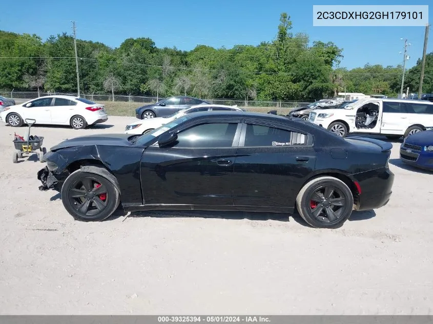 2C3CDXHG2GH179101 2016 Dodge Charger Sxt