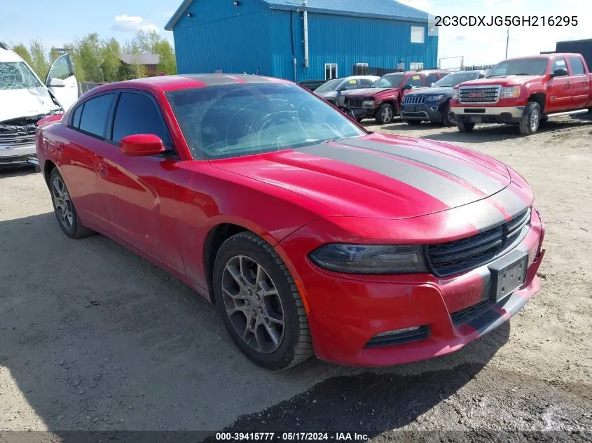 2016 Dodge Charger Sxt VIN: 2C3CDXJG5GH216295 Lot: 39415777