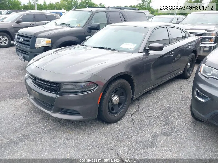 2C3CDXAG4GH301712 2016 Dodge Charger Police