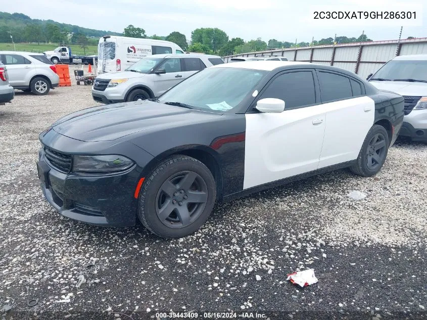 2016 Dodge Charger Police VIN: 2C3CDXAT9GH286301 Lot: 39443409