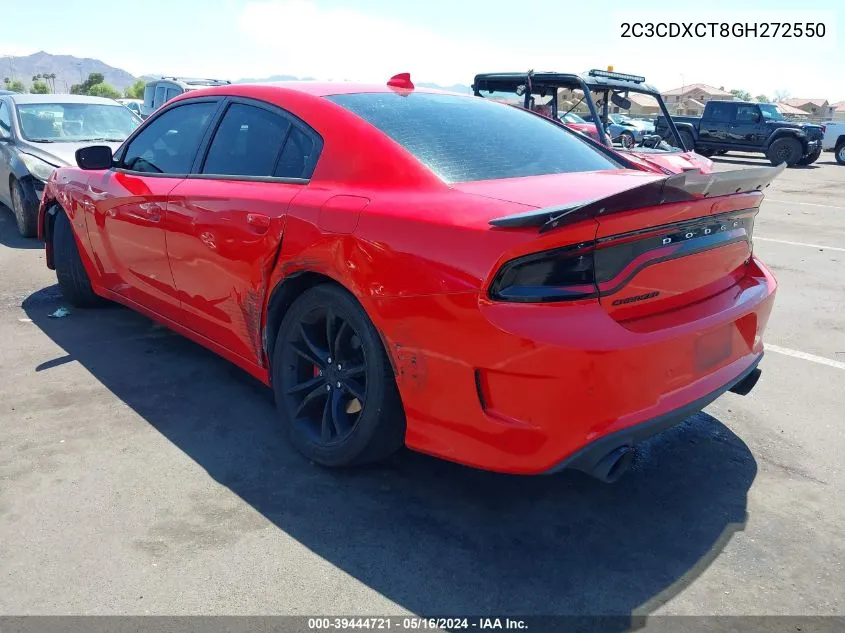 2C3CDXCT8GH272550 2016 Dodge Charger R/T