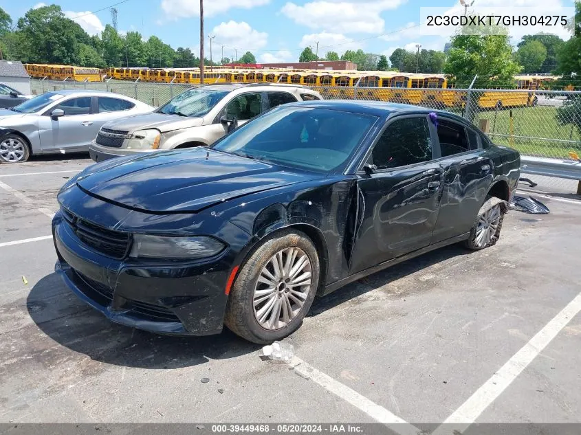 2016 Dodge Charger Police VIN: 2C3CDXKT7GH304275 Lot: 39449468