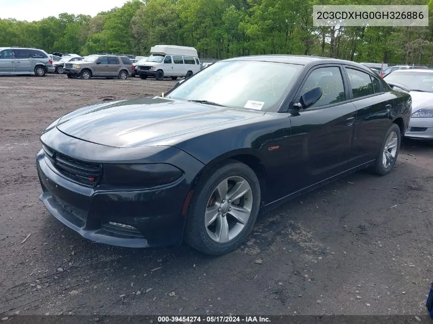 2C3CDXHG0GH326886 2016 Dodge Charger Sxt