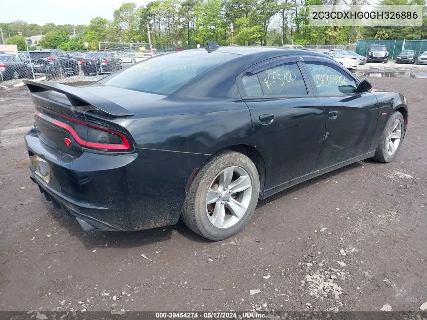 2C3CDXHG0GH326886 2016 Dodge Charger Sxt