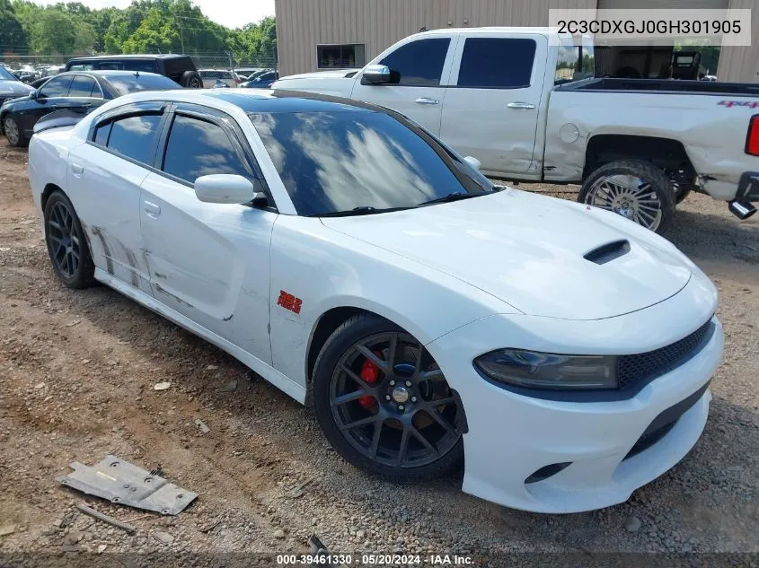 2C3CDXGJ0GH301905 2016 Dodge Charger R/T Scat Pack