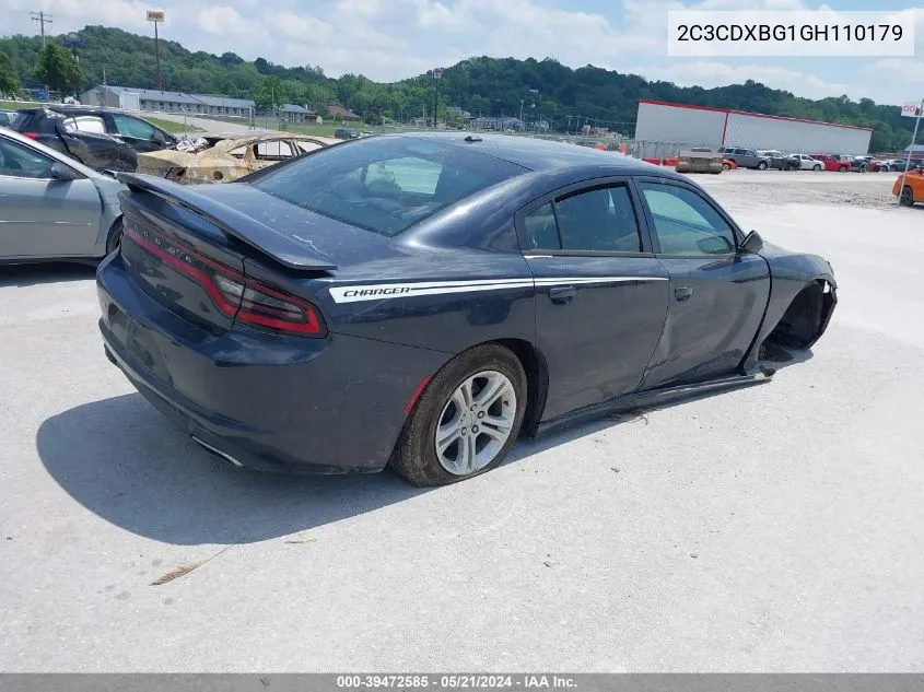 2C3CDXBG1GH110179 2016 Dodge Charger Se