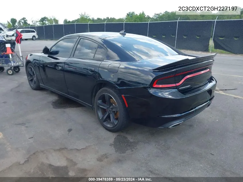 2016 Dodge Charger R/T VIN: 2C3CDXCT2GH227197 Lot: 39478359