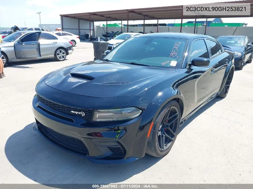 2C3CDXL90GH253821 2016 Dodge Charger Srt Hellcat