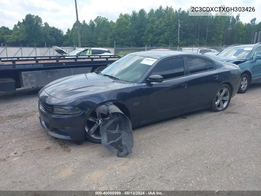 2C3CDXCTXGH303426 2016 Dodge Charger R/T