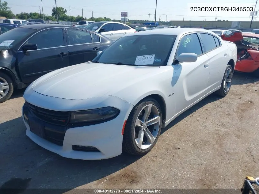 2C3CDXCT8GH346503 2016 Dodge Charger R/T