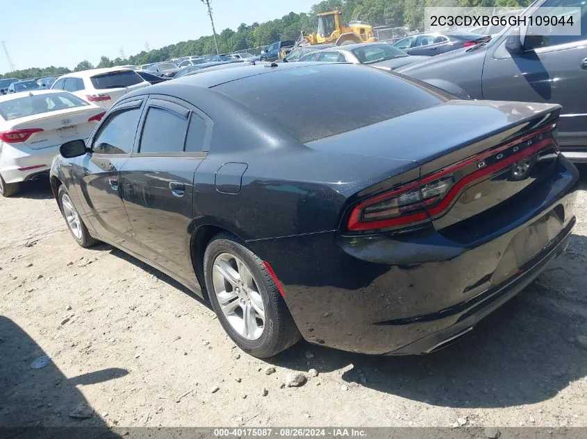 2016 Dodge Charger Se VIN: 2C3CDXBG6GH109044 Lot: 40175087