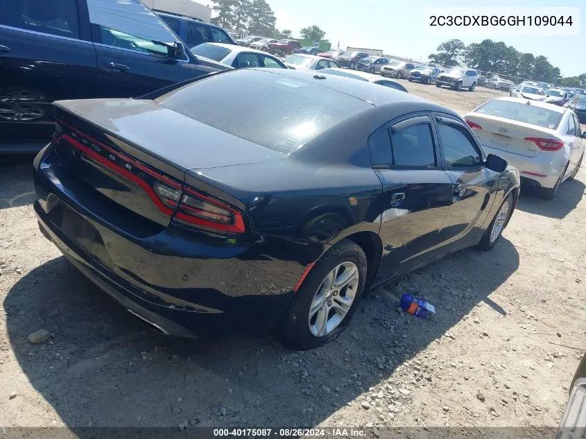 2016 Dodge Charger Se VIN: 2C3CDXBG6GH109044 Lot: 40175087