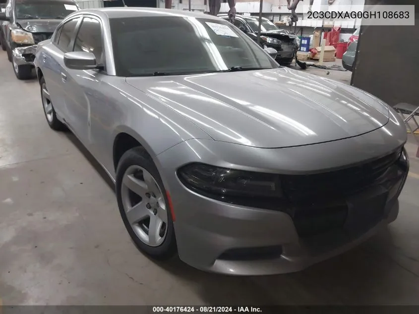 2C3CDXAG0GH108683 2016 Dodge Charger Police