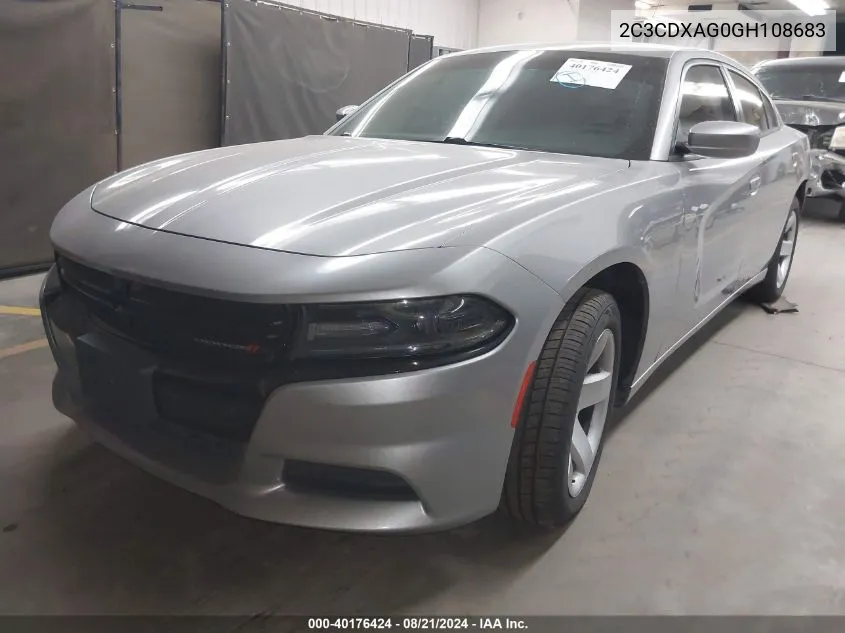 2C3CDXAG0GH108683 2016 Dodge Charger Police