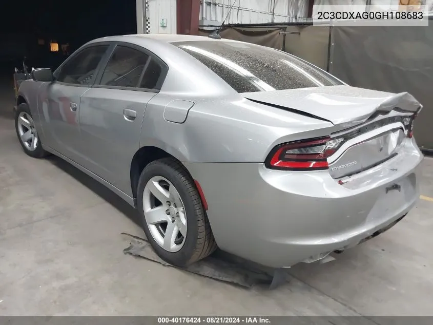 2C3CDXAG0GH108683 2016 Dodge Charger Police