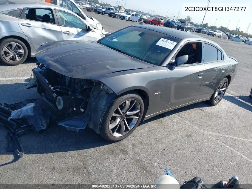 2C3CDXCT8GH347277 2016 Dodge Charger Road/Track