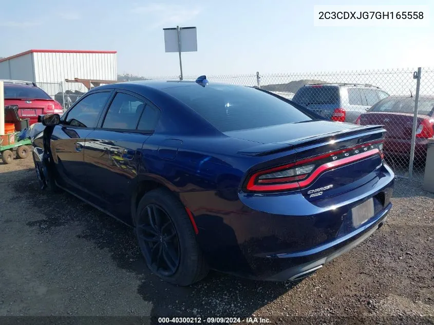 2C3CDXJG7GH165558 2016 Dodge Charger Sxt