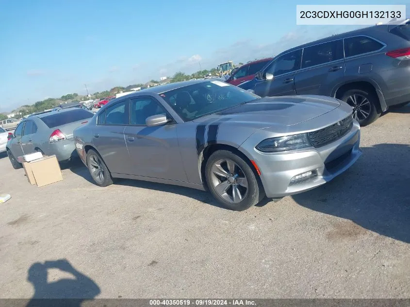 2016 Dodge Charger Sxt VIN: 2C3CDXHG0GH132133 Lot: 40350519