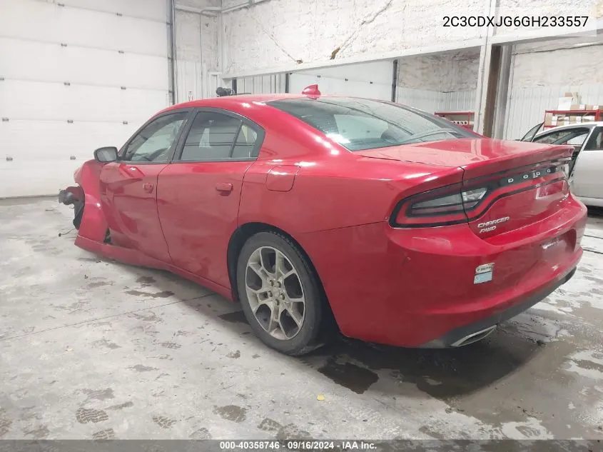 2016 Dodge Charger Sxt VIN: 2C3CDXJG6GH233557 Lot: 40358746