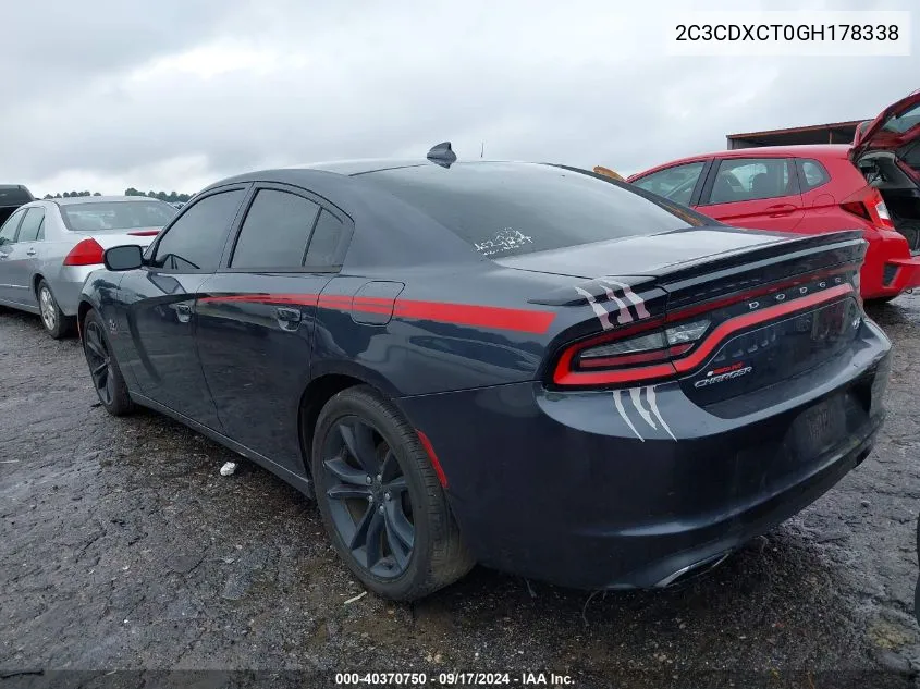 2C3CDXCT0GH178338 2016 Dodge Charger R/T