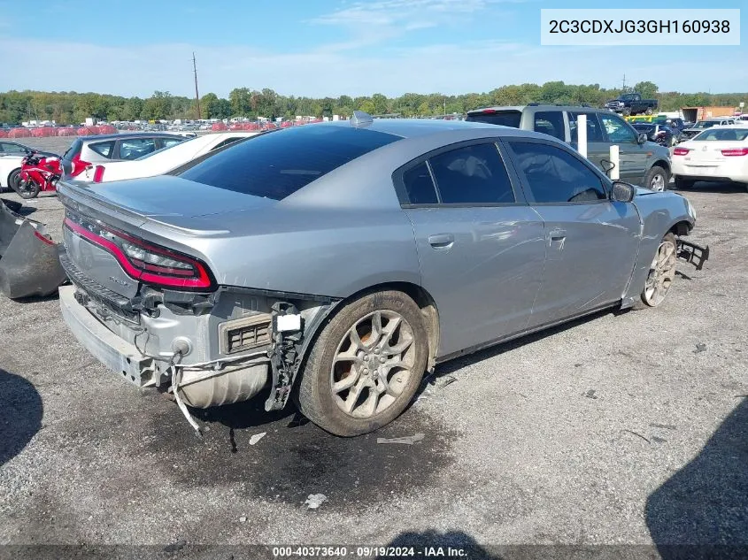 2C3CDXJG3GH160938 2016 Dodge Charger Sxt