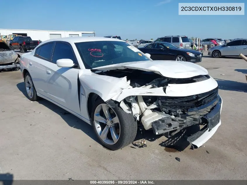 2016 Dodge Charger R/T VIN: 2C3CDXCTXGH330819 Lot: 40395095