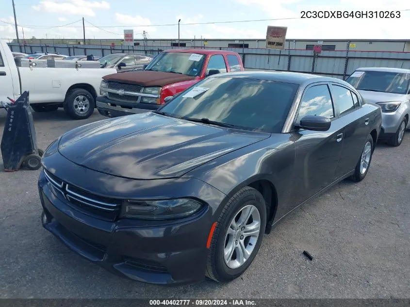 2016 Dodge Charger Se VIN: 2C3CDXBG4GH310263 Lot: 40402777