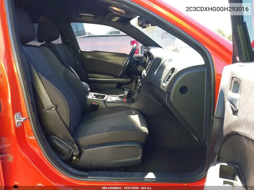 2C3CDXHG0GH293016 2016 Dodge Charger Sxt