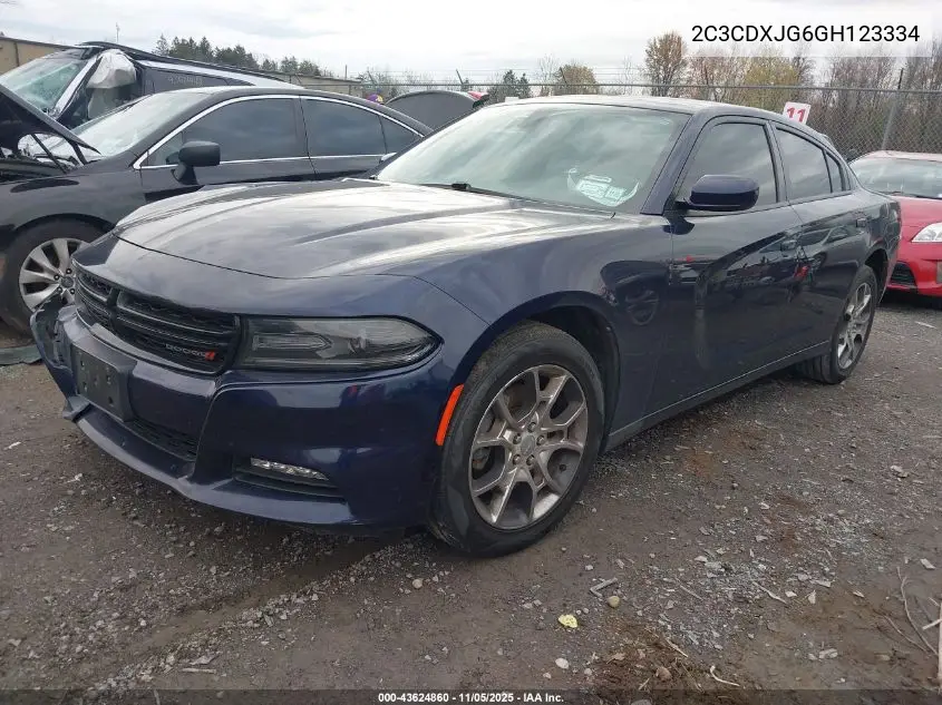 2C3CDXJG6GH123334 2016 Dodge Charger Sxt