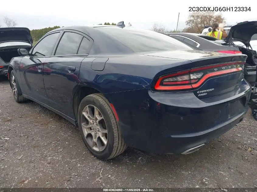 2C3CDXJG6GH123334 2016 Dodge Charger Sxt