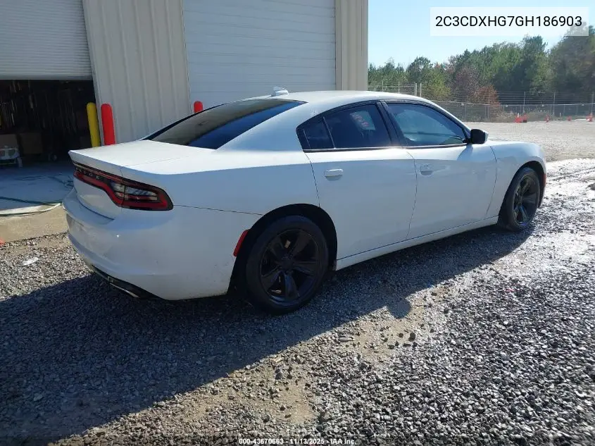 2C3CDXHG7GH186903 2016 Dodge Charger Sxt