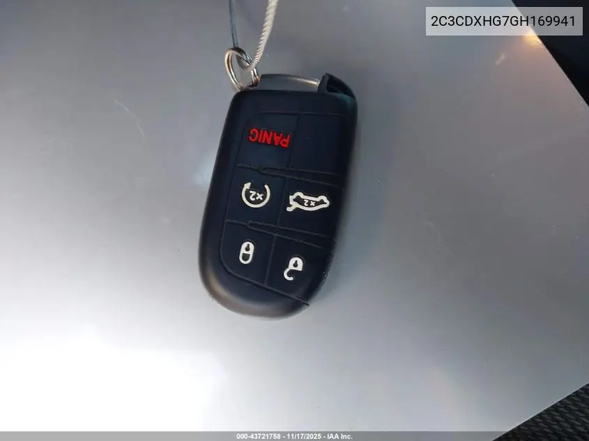 2C3CDXHG7GH169941 2016 Dodge Charger Sxt