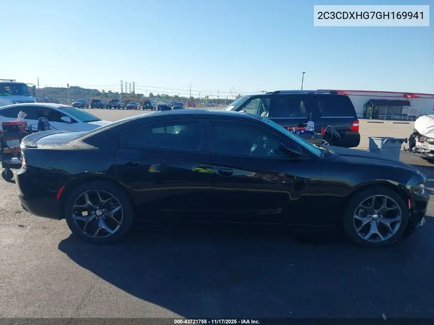 2C3CDXHG7GH169941 2016 Dodge Charger Sxt