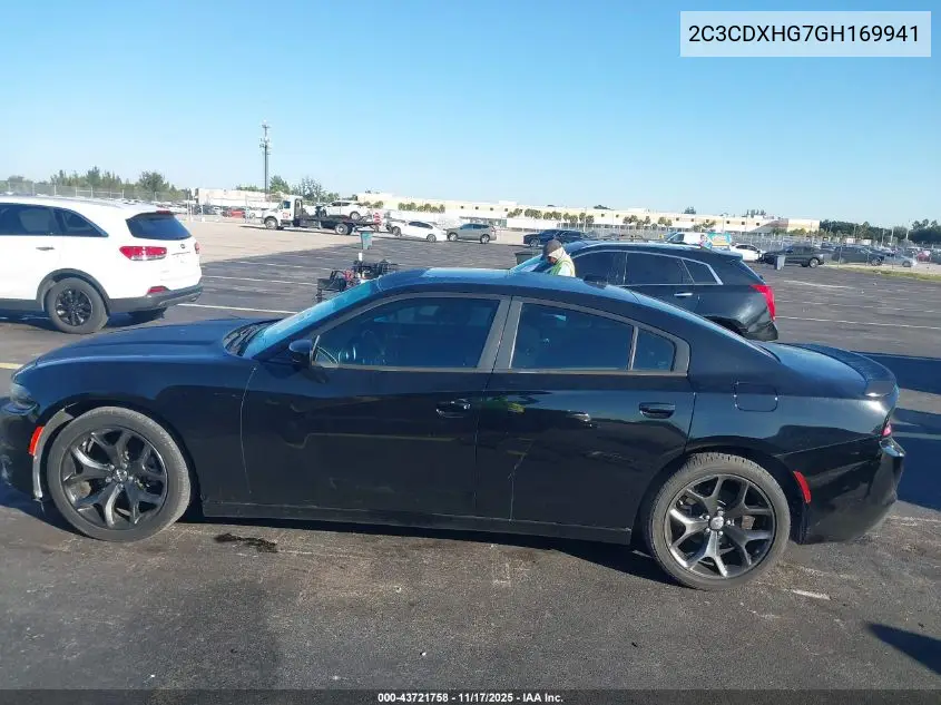 2C3CDXHG7GH169941 2016 Dodge Charger Sxt