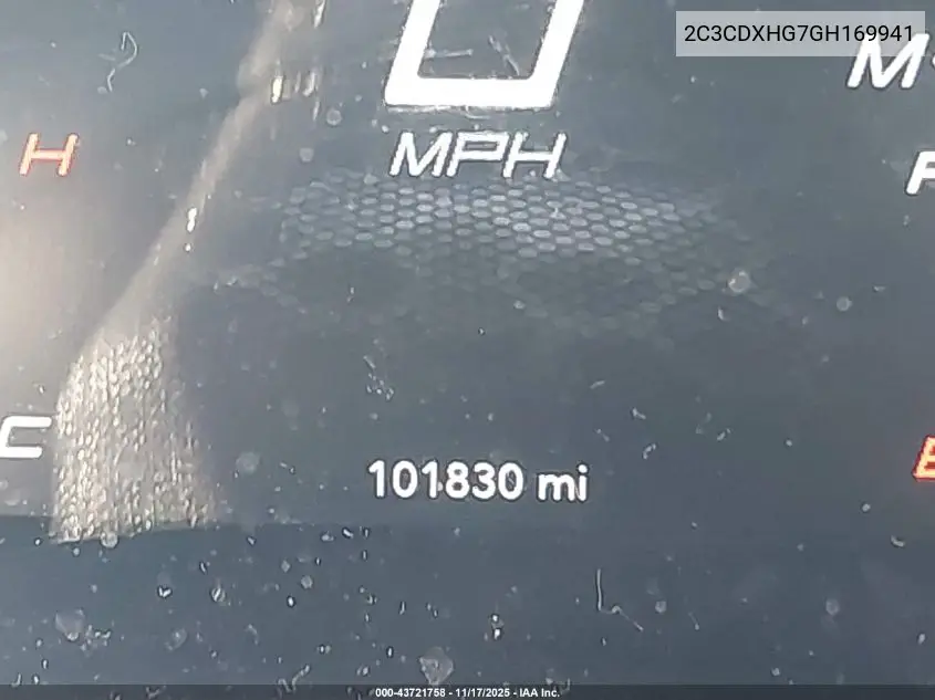 2C3CDXHG7GH169941 2016 Dodge Charger Sxt
