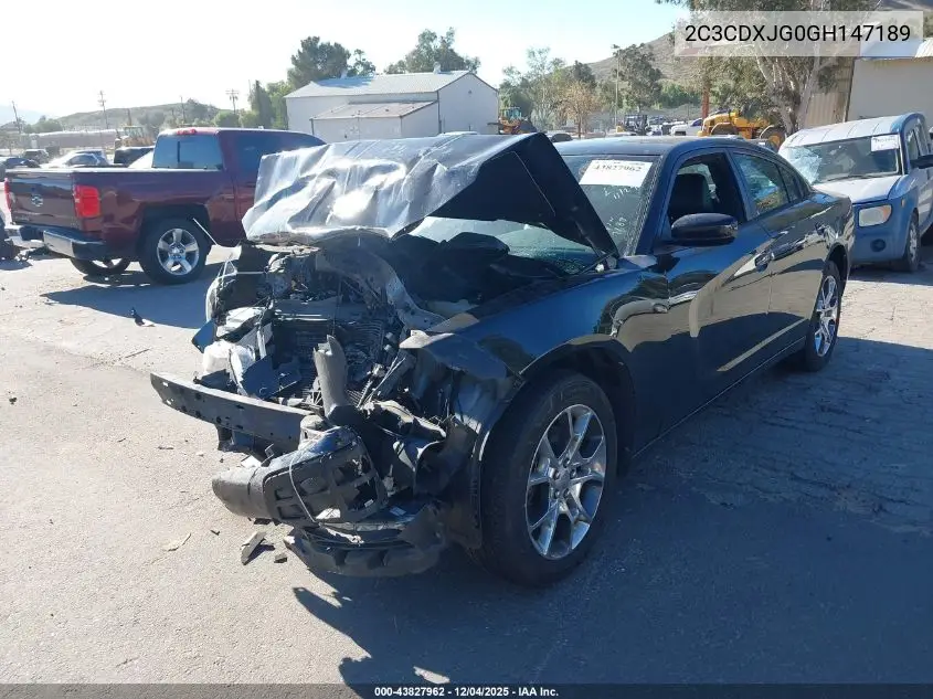 2C3CDXJG0GH147189 2016 Dodge Charger Sxt