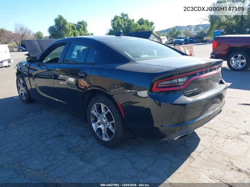 2C3CDXJG0GH147189 2016 Dodge Charger Sxt
