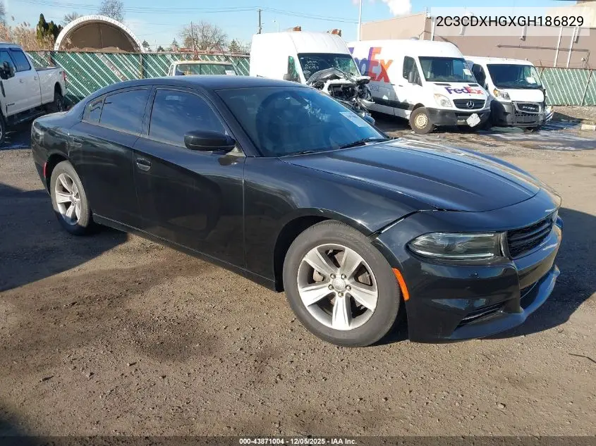 2C3CDXHGXGH186829 2016 Dodge Charger Sxt