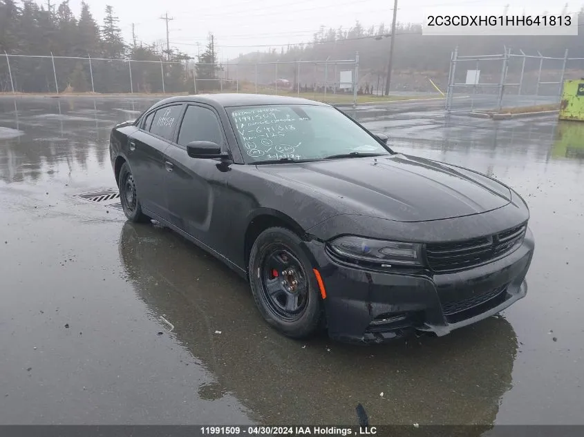 2017 Dodge Charger Sxt VIN: 2C3CDXHG1HH641813 Lot: 11991509