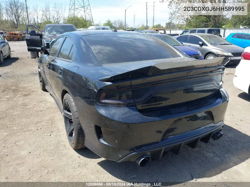 2017 Dodge Charger R/T 392 VIN: 2C3CDXGJ6HH589995 Lot: 12006868