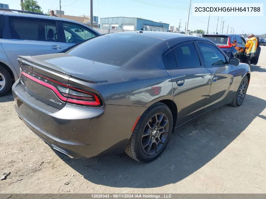 2C3CDXHG6HH641788 2017 Dodge Charger Sxt