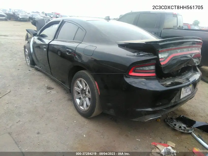 2C3CDXCT8HH561705 2017 Dodge Charger R/T Rwd