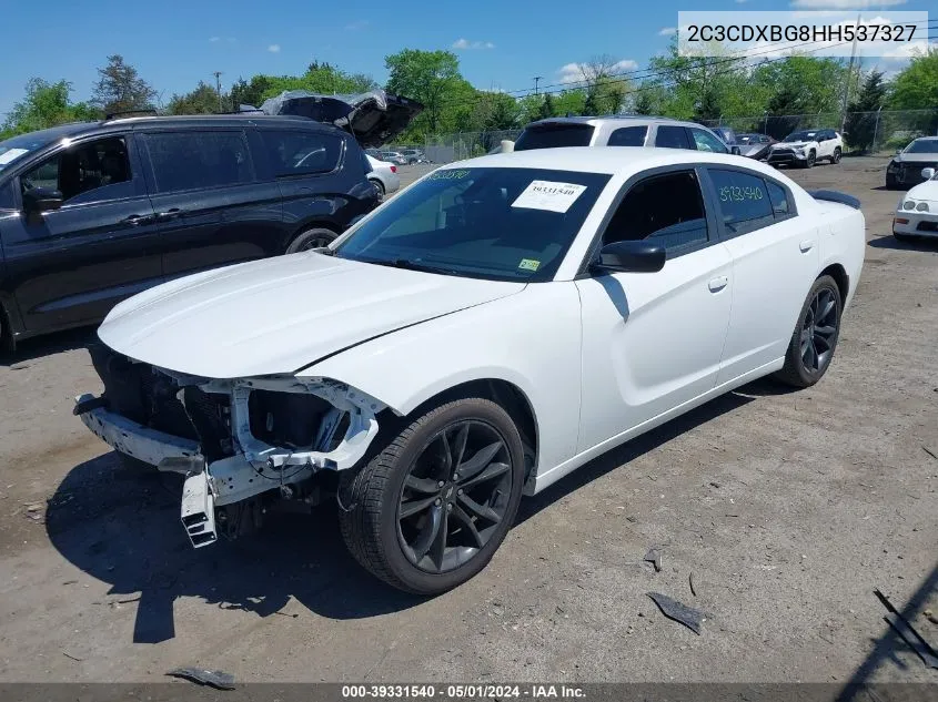 2C3CDXBG8HH537327 2017 Dodge Charger Se Rwd