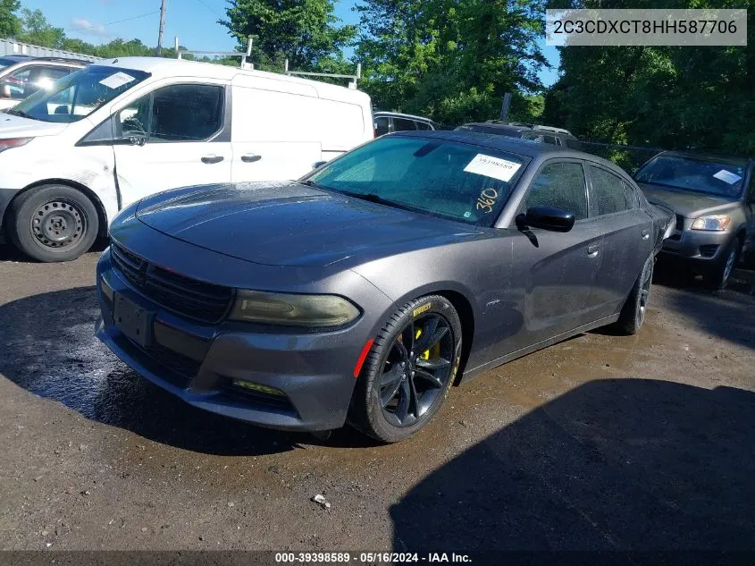 2C3CDXCT8HH587706 2017 Dodge Charger R/T Rwd