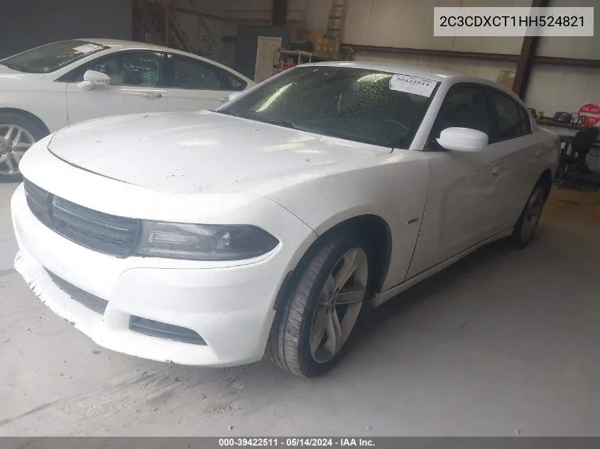 2C3CDXCT1HH524821 2017 Dodge Charger R/T Rwd