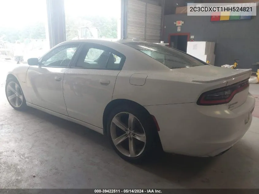 2C3CDXCT1HH524821 2017 Dodge Charger R/T Rwd